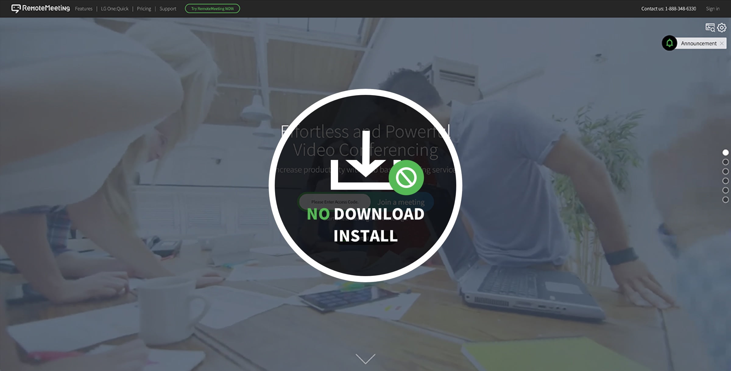 Web conference without program installation-slide-1